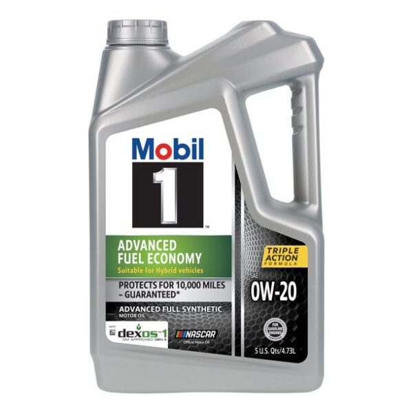 0W-20 Mobil 1 Advanced Fuel Economy Motor Oil 5L - Image 2