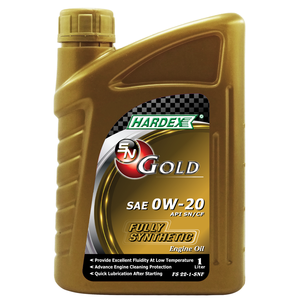 Hardex Gold 0W-20 Full Synthetic Motor Oil - 1 Ltr