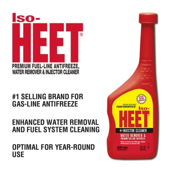 HEET Water Remover And Premium Fuel Line Antifreeze + Injector Cleaner - Image 2