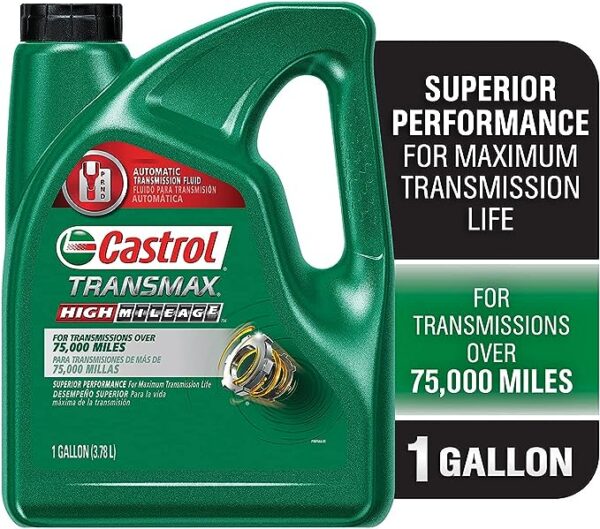 Castrol Transmax High Mileage Transmission Fluid - 4 Quarts