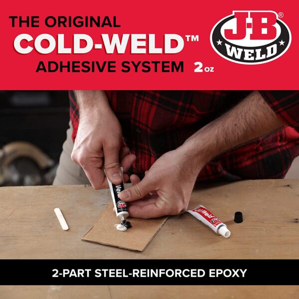 J-B Weld 8265S Original Cold-Weld Steel Reinforced Epoxy - 2 oz. - Image 6