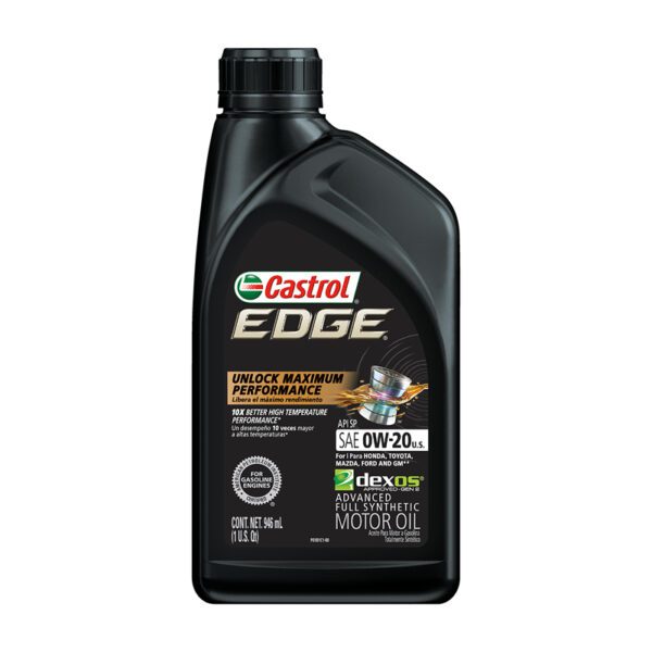 0w-20 Castrol Edge Titanium Technology Motor Oil 1L