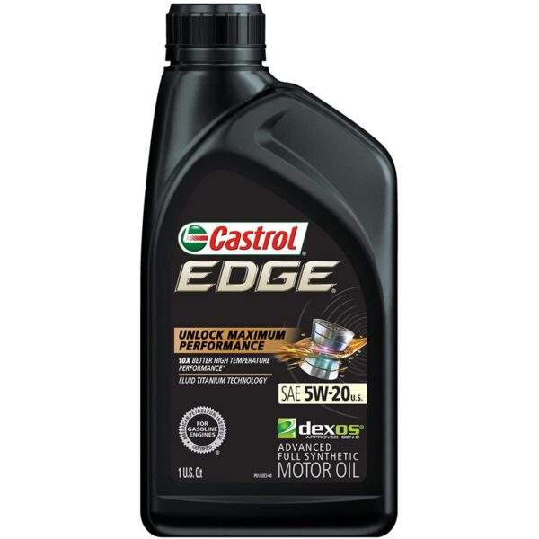 5w-20 Castrol Edge Titanium Technology Motor Oil 1L