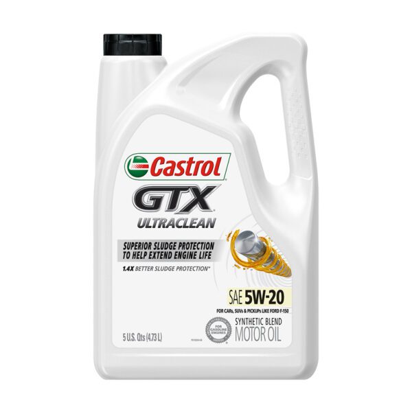 5w-20 Castrol GTX Ultraclean Motor Oil 5L