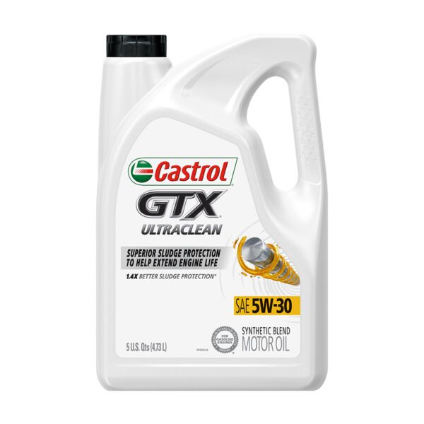 5w-30 Castrol GTX Ultraclean Motor Oil 5L