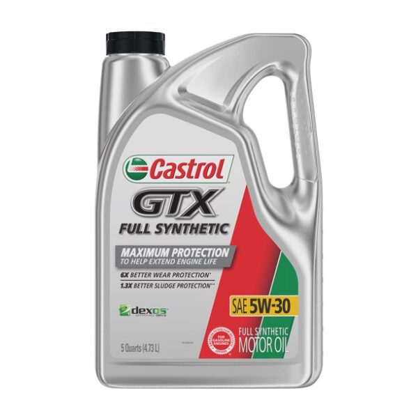 5W-30 Castrol GTX Full Synthetic Motor Oil 5L