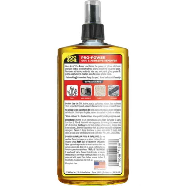 Goo Gone Adhesive Remover 16 oz - Image 2