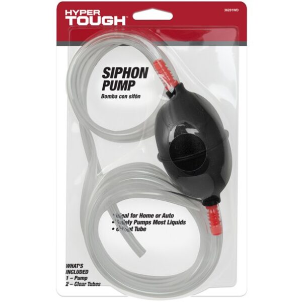 Hyper Tough Manual Siphon Pump Universal, 6 ft. Hose