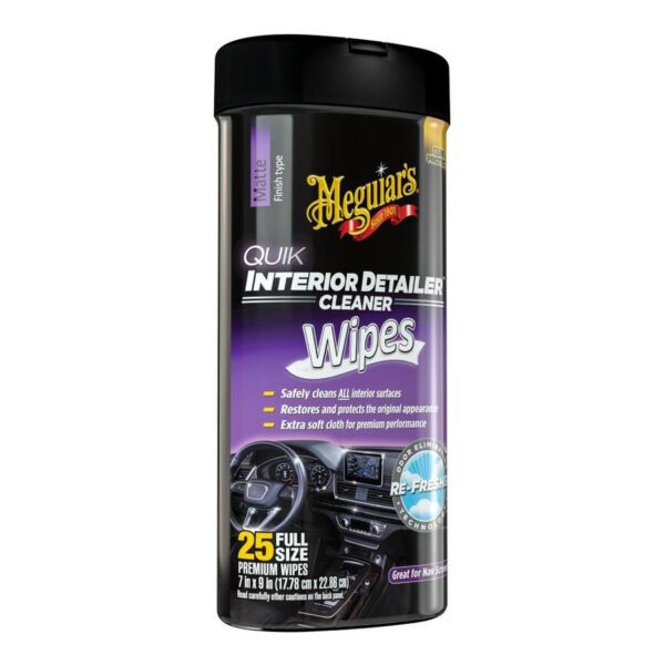 Interior Detailer Cleaner Wipes by Meguair's