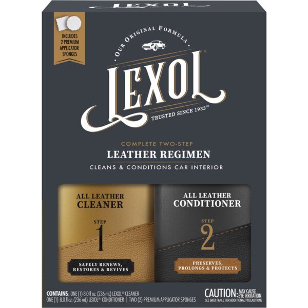 Lexol Leather Care Kit (Cleaner & Conditioner) 16.9oz