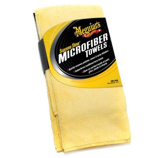 Meguiar's Supreme Shine Microfiber Towels (3 Pack)