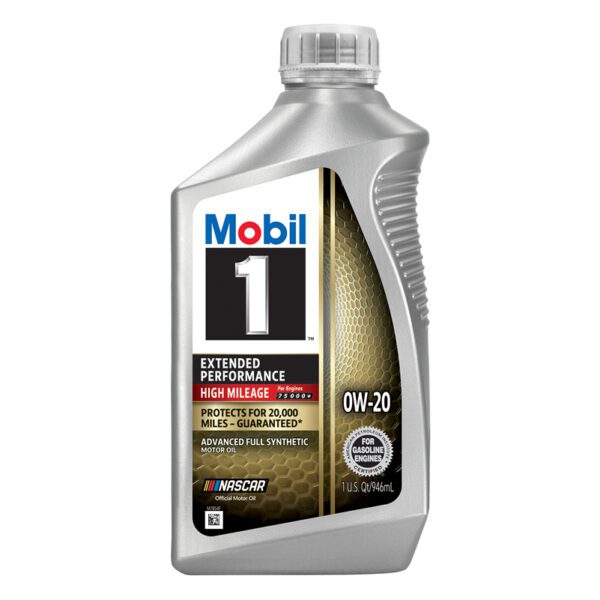 0W-20 Mobil 1 Extended Performance High Mileage Motor Oil 1L