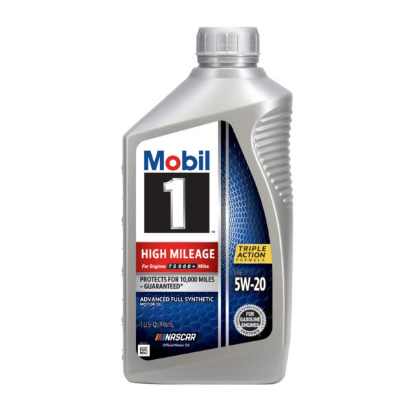 5W-20 Mobil 1 High Mileage Motor Oil 1L - Image 2