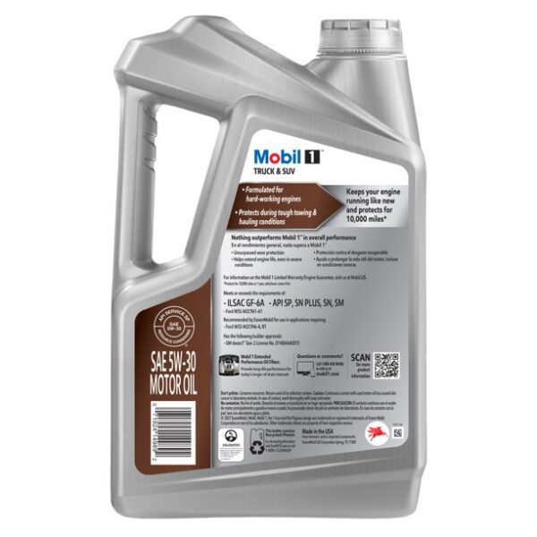 5W-20 Mobil 1 Truck & SUV Advanced Synthetic Motor Oil - Image 2