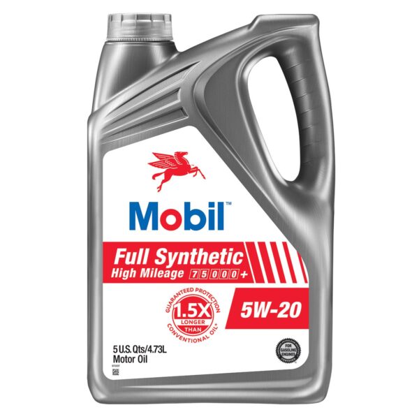 5W-20 Mobil Full Synthetic HM Motor Oil - 5 Quarts