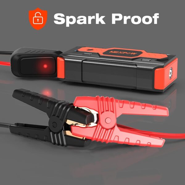 NEXPOW Battery Jump Starter 2500A Car Jump Starter - Image 4