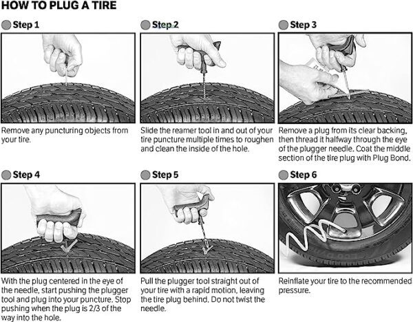 Slime Deluxe Tire Repair Plug Kit - Image 3