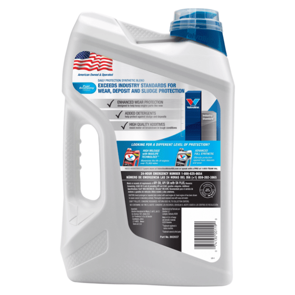 5W-20 Valvoline Daily Protection Motor Oil 5L - Image 2