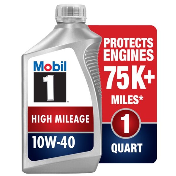 10W-40 Mobil 1 High Mileage Motor Oil 1L