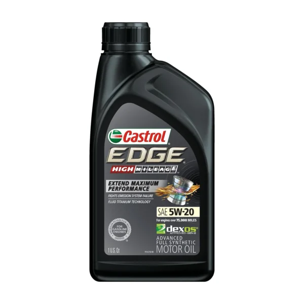 5W-20 Castrol Edge High mileage Motor Oil 1L